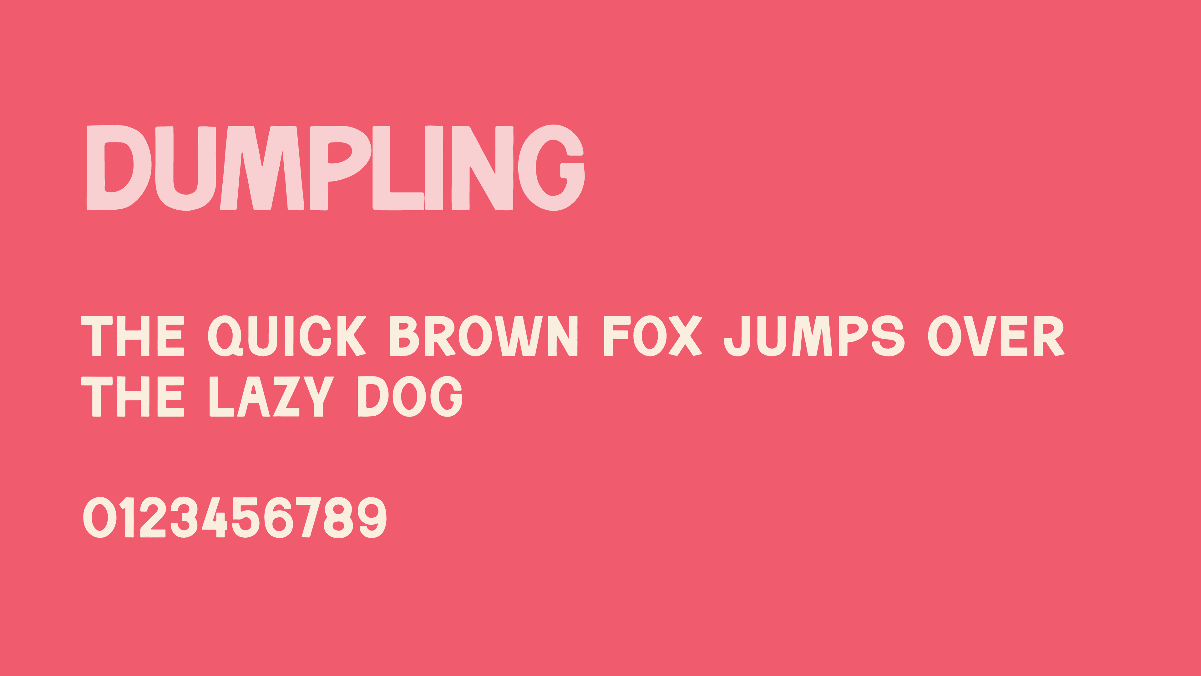 Dumpling type specimen